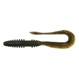 Keitech Mad Wag Mini 2.5" Scented Soft Plastic Fishing Lure 101S Green Pumpkin Pepper
