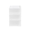 STACKED 3PCS 17L Multi Purpose Storage Drawer Set
