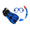 Land & Sea Sports Australia Snorkel Flipper/Glasses/Fins/Goggles S/M Adult BLU