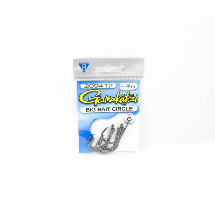 Gamakatsu Big Bait Circle Fishing Hook Pre Pack 2/0
