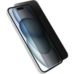 OtterBox Premium Pro Glass Antimicribial Privacy Apple iPhone 15 Plus (6.7") Screen Protector Clear - (77-94007), DROP+ 6ft Prot