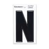 Sandleford 85mm Black Cut Out Self Adhesive House Letter N