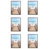 6PK Unigift Byron Home Photo/Picture Frame A4 Assorted