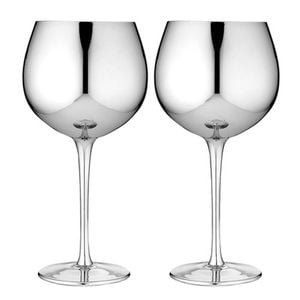 2PK Aurora 1L Gin Glass Drinking Cocktail Cup - Silver