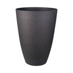 Moda 40cm Black Tall Faux Planter