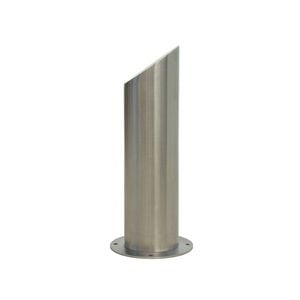 Gorilla 800mm Fixed, Sloped Stainless Steel Bollard BOL-FX-080SS