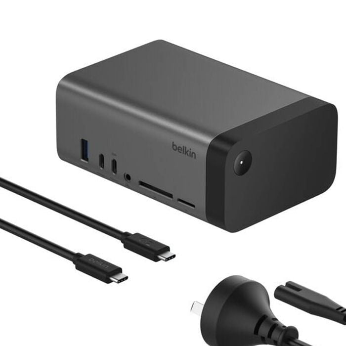 Belkin Connect Usb-c 11-in-1 Pro Universal Docking Station - Grey