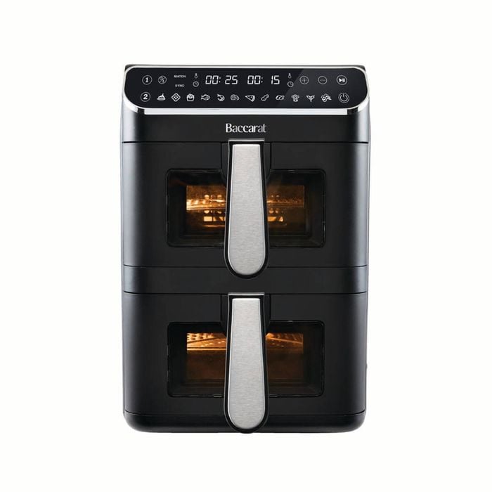 Baccarat 2 Stack Air fryer 11L Black