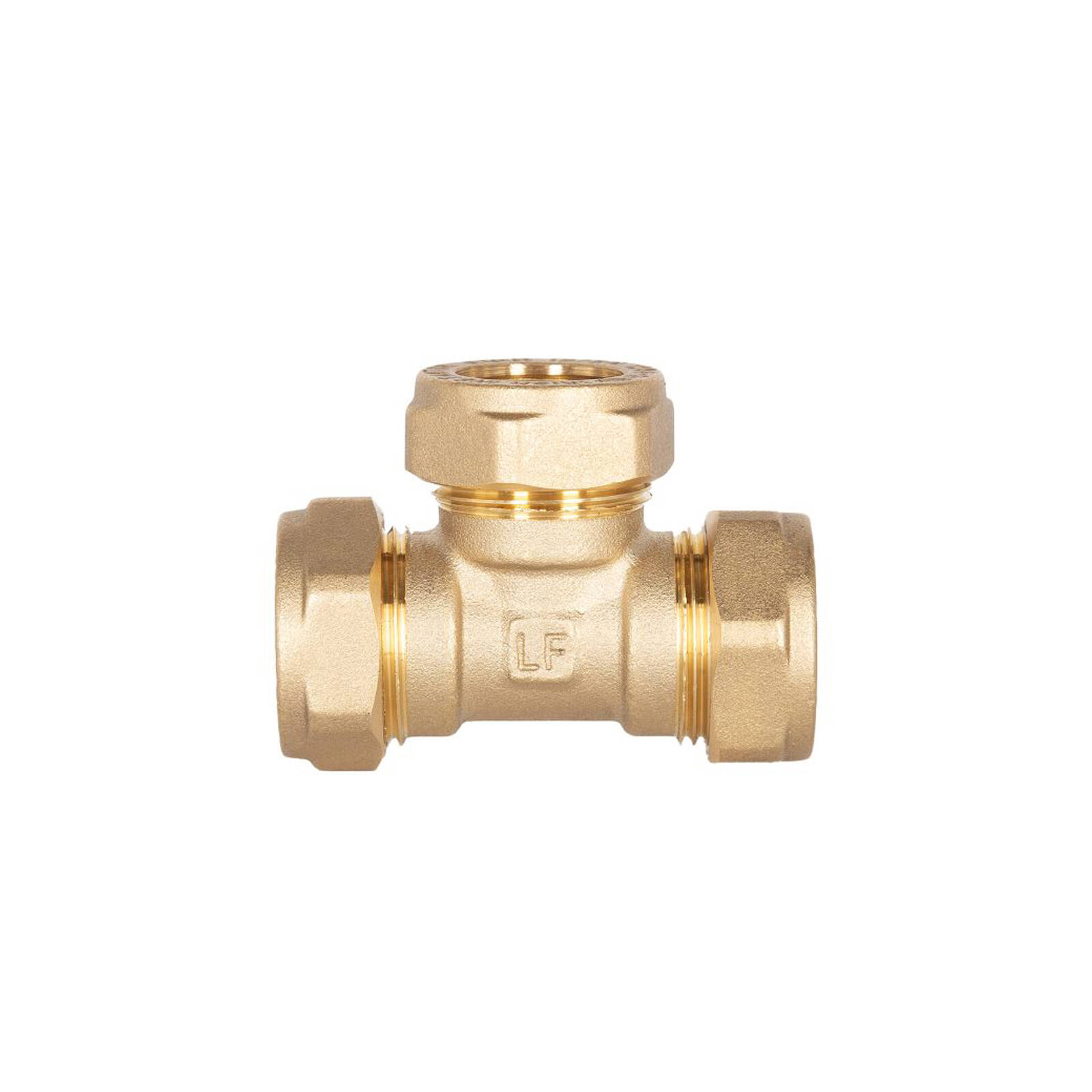 Instantor - 20mm Brass Compression Equal Tee LF
