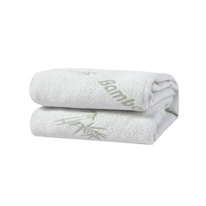Dreamaker Bamboo Knitted Waterproof Mattress Protector - Super King Bed
