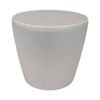 Eden 18cm Warm White Round Premium Self Watering Plastic Pot