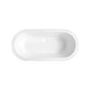 Mondella Bath Tub Round Acrylic Classico Drop In White