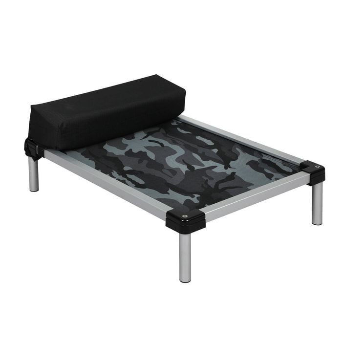 Pawz Chew Proof Mesh Elevated Dog Bed Camouflage Medium