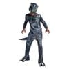 Jurassic World Velociraptor Blue Halloween Costume for Kids with Mask, 9-10-YRS