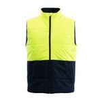 Craftright Hi Vis Yellow Puffer Vest - Extra Large
