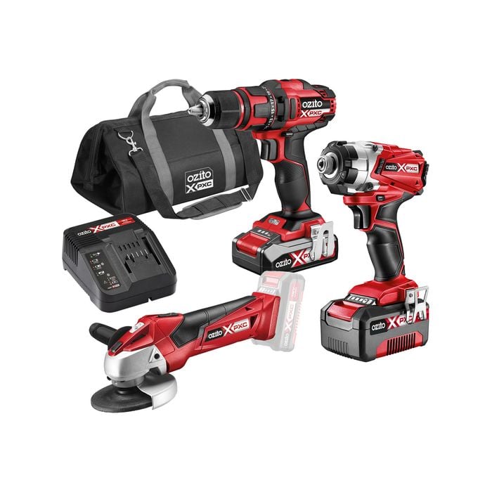 Ozito PXC 18V Cordless 3 Piece Kit PXDIGK-650