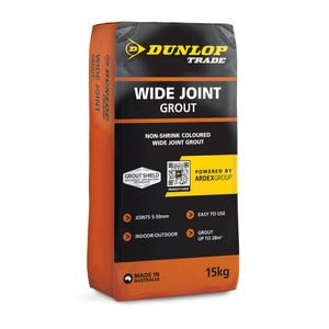 Dunlop 15kg Mid Grey Wide Joint Grout