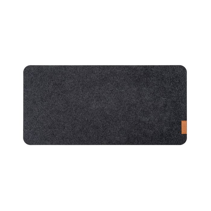 Desky Cork/felt Desk Pad - Large - 62x30cm / Dark Grey