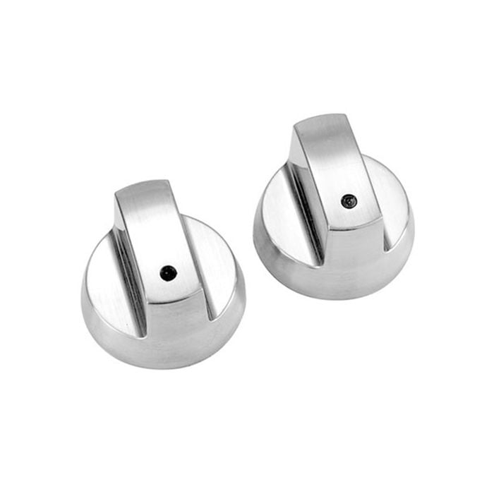Gasmate Chrome BBQ Knobs - 2 Pack