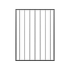 RapidFence 900 x 1200mm Black Steel Flat Top Gate