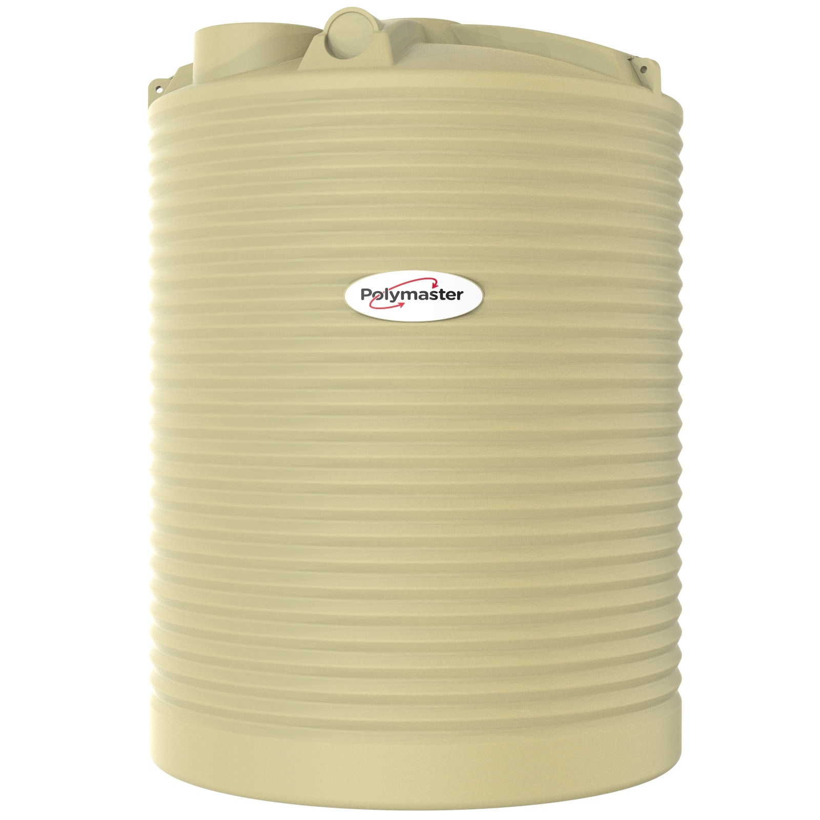 Polymaster 3300L Round Corrugated Water Tank - Wheat