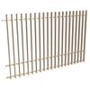 ProtectorAl 1201-2399W x 1500H Primrose Aluminium Radiator Pool Fence Panel with mid rail