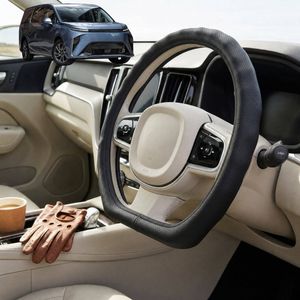 Australian Goose Steering Wheel Cover for LDV Mifa 9 2021 - Current (7 Seater) D-shape Black