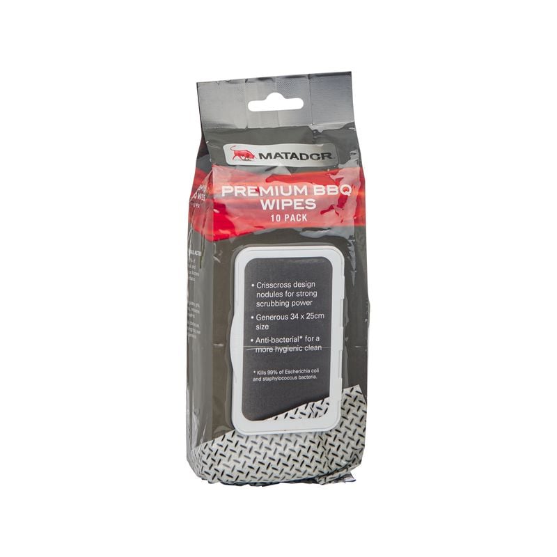 Matador Premium BBQ Wipes - 10 Pack