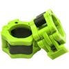 METEOR 50mm Green ABS Plastic Olympic Barbell Collars Clamps