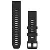 Garmin Quickfit 22 Silicone Watch Band - Black