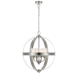 Telbix Nickel Bodum 4 Light Pendant