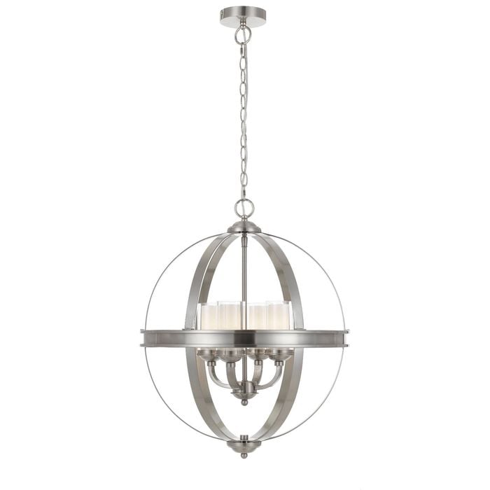 Telbix Nickel Bodum 4 Light Pendant