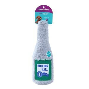 Paws & Claws Furry Beer Bottle Plush 22x8cm Assorted