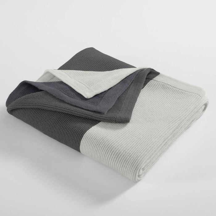 Ardor Isla Knitted Throw - Grey