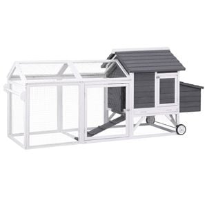 i.Pet Chicken Coop Wooden 225x80.5x105cm