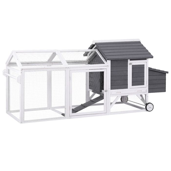 i.Pet Chicken Coop Wooden 225x80.5x105cm