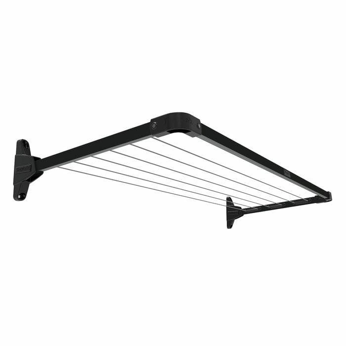 Daytek Anthracite Black Mini Fold Down Clothesline MK2 LL - Anthracite Black