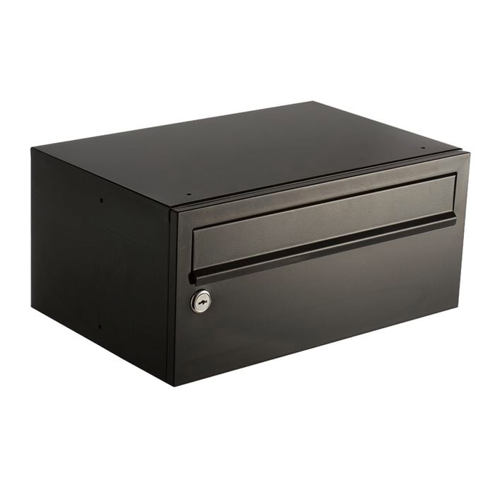 Sandleford Black Multi Unit Letterbox