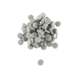 Felt Gard 10mm White Round Adhesive Felt Discs - 75 Pack