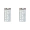 2x Kent Template Circle 1mm 36mm Home/school Stationery Technical Drawing/design