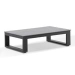 Hugo Outdoor Aluminium Coffee Table with Ceramic Top Charcoal