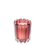  Waxworks Ribbed Red Citronella Candle