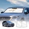 Windshield Sun Shade for Mazda CX-9 2016-2024 Blocks UV Rays Foldable Wind Screen Sun Visor