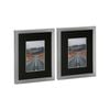 Photo Frames with 4" x 6" Mount - 8" x 10" - Grey/Black - Pack of 2