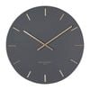One Six Eight London  LUCA Charcoal 40cm Silent Wall Clock