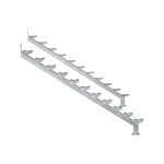 Galintel 11 Tread Heavy Duty Galvanised Steel Stair Stringer - 2 Pack