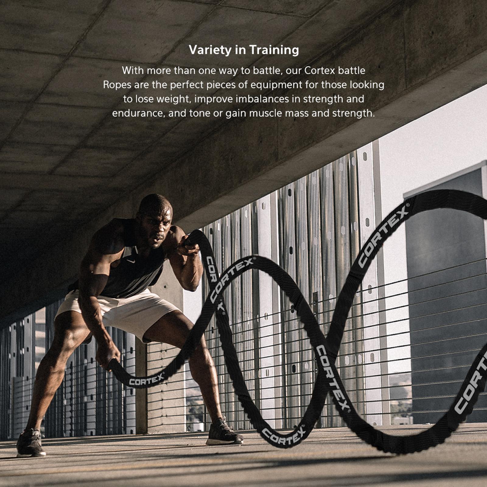 CORTEX Sleeved Battle Rope 38mm*15m Bunnings Australia