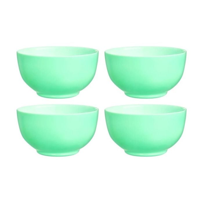 4pc Luminarc Diwali Cereal Bowl 15x8cm Serveware Opal Glass Turquoise