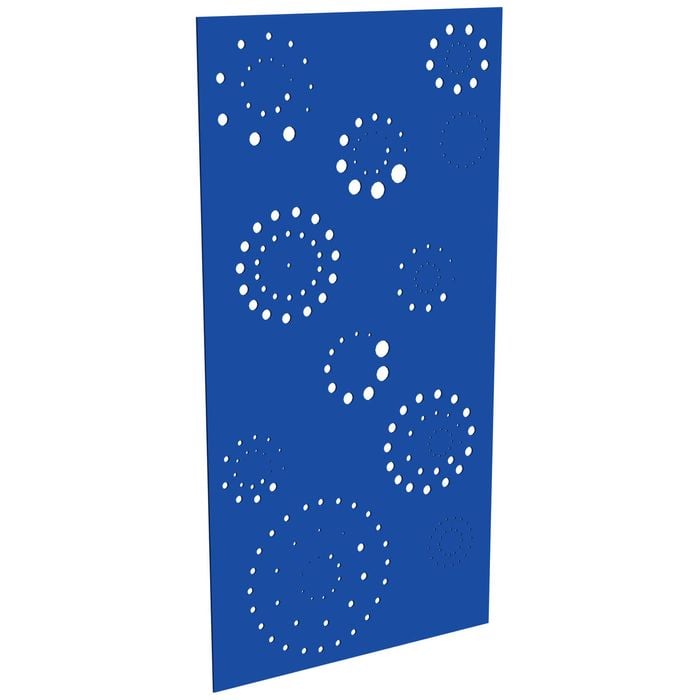 ProtectorAl 300-1200w x 1201-2400h Light Blue/Gloss White Fireworks Unframed Composite Deco Panel