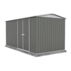 Absco Sheds 4.48 x 2.26 x 2.3m Woodland Grey Highlander Double Door Garden Shed